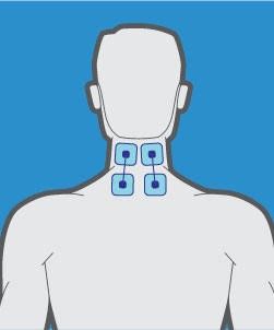How to Use a TENS Unit With Neck Pain. Correct Pad Placement 
